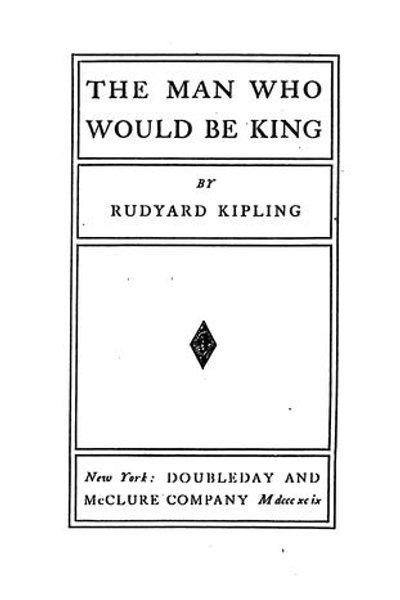 Cover of The  man who would be king
