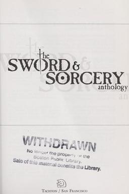 Cover of The sword and sorcery anthology