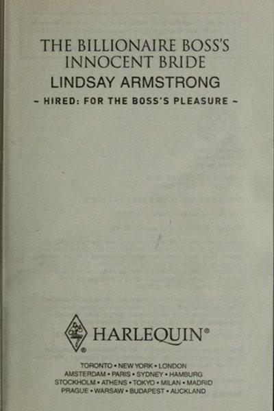Cover of THE BILLIONAIRE BOSS' INNOCENT BRIDE