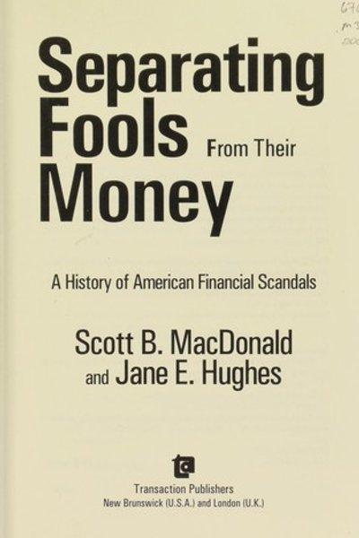 Cover of Separating fools from their money