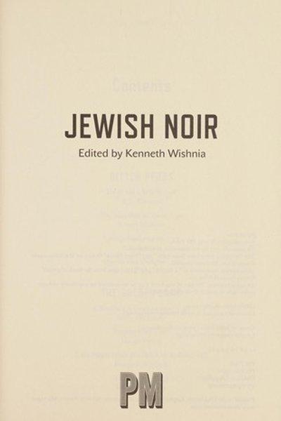 Cover of Jewish Noir