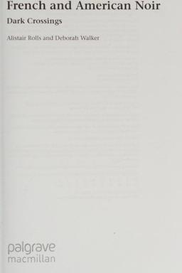 Cover of French and American noir