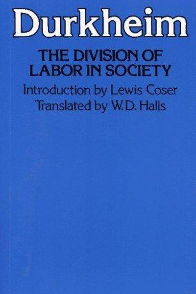 Cover of De la division du travail social