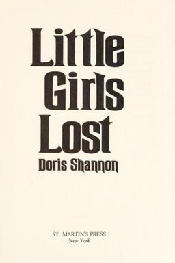 Cover of Little girls lost