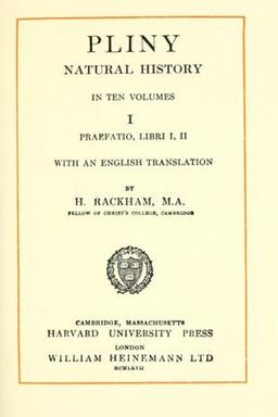 Cover of Naturalis historia