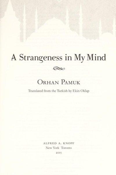 Cover of Kafamda bir tuhaflik