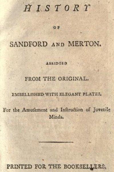 Cover of The history of Sandford and Merton
