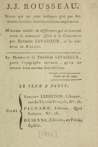 Cover of Les confessions