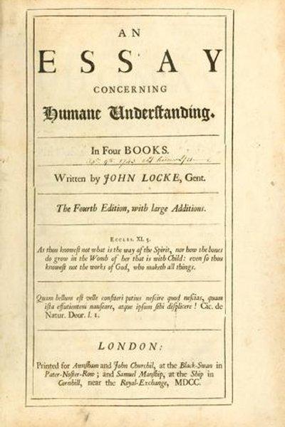 Essay concerning human understanding