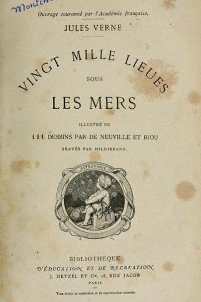 Cover of Vingt mille lieues sous les mers