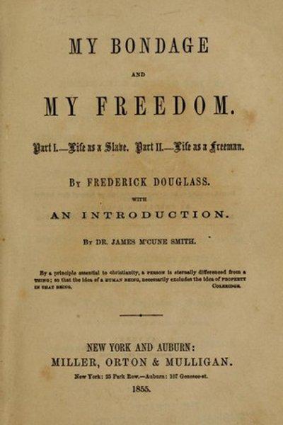 Cover of My bondage and my freedom
