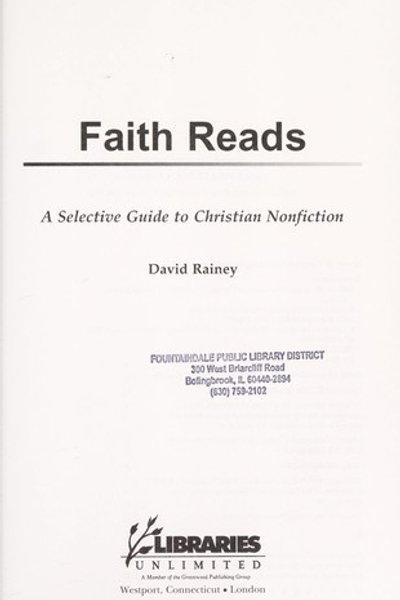 Faith reads