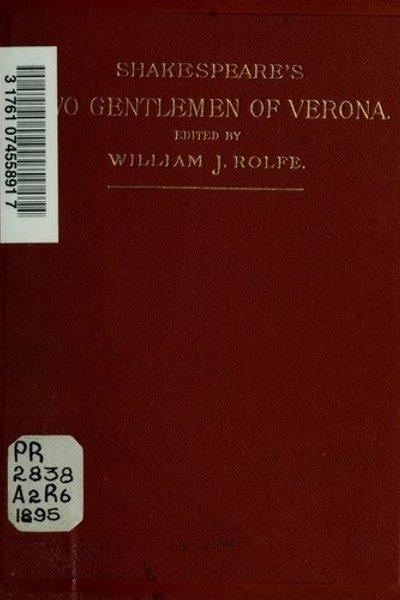 Cover of Two Gentlemen of Verona