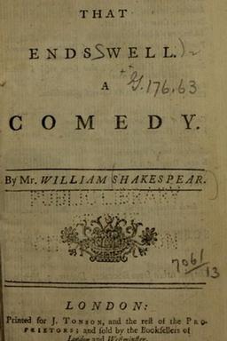 Cover of All's Well That Ends Well