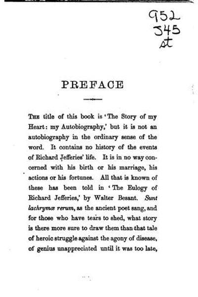 The story of my heart