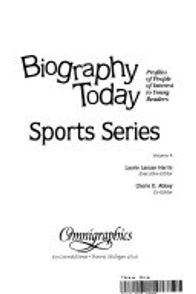 Cover of Biography Today (Biography Today Sports Series)