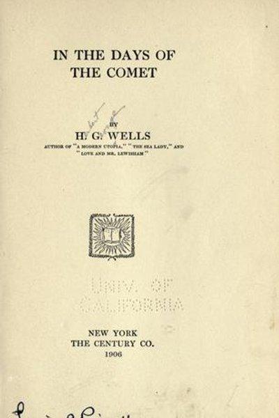 Cover of In the days of the comet