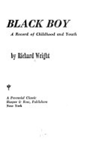 Cover of Black Boy