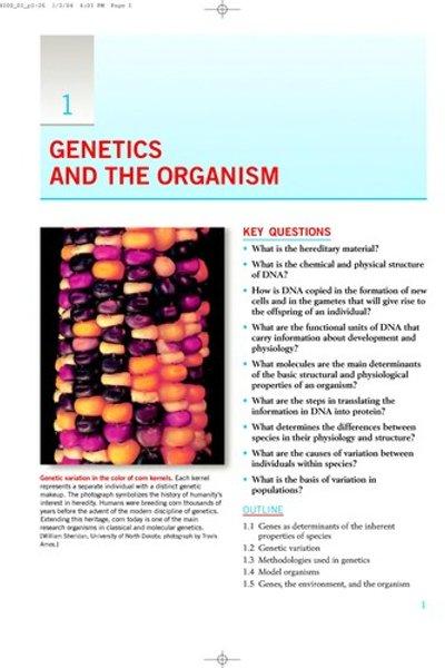 Cover of Introduction to genetic analysis
