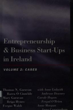 Cover of Entrepreneurship and business start-ups in Ireland