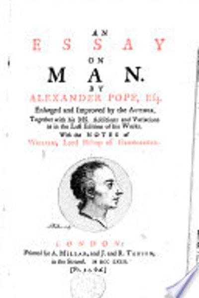 Cover of An essay on man
