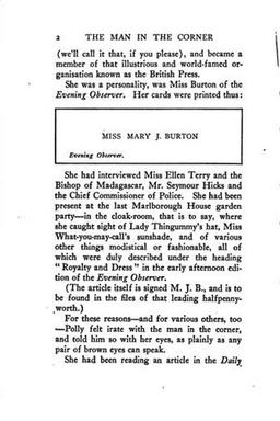 Cover of The Old Man in the Corner