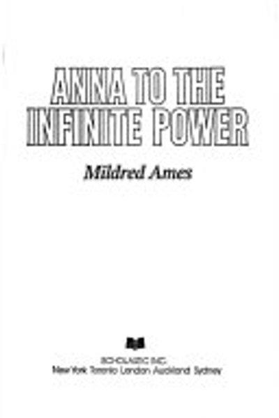 Cover of Anna to the Infinite Power