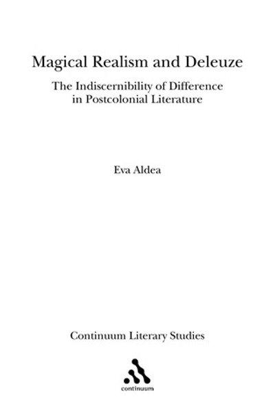 Cover of Magical realism and Deleuze