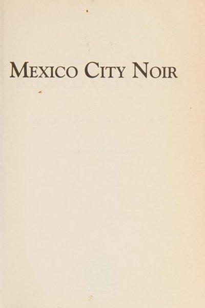 Mexico City Noir