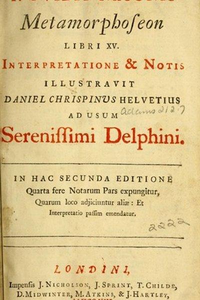 Cover of Metamorphoses