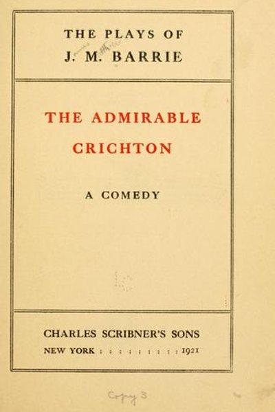 Cover of The Admirable Crichton