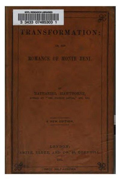 Cover of The Marble Faun