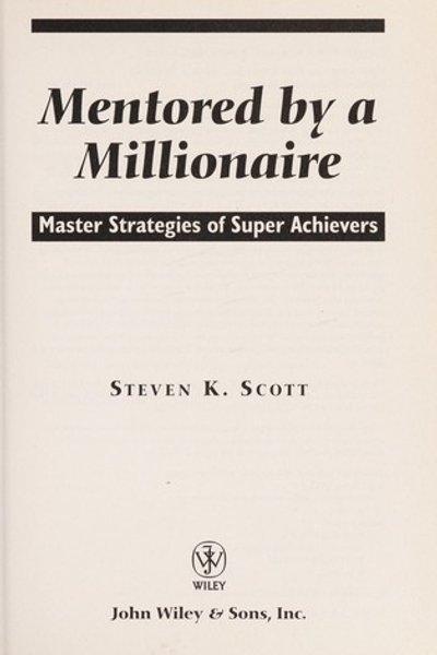 Cover of Mentored by a millionaire