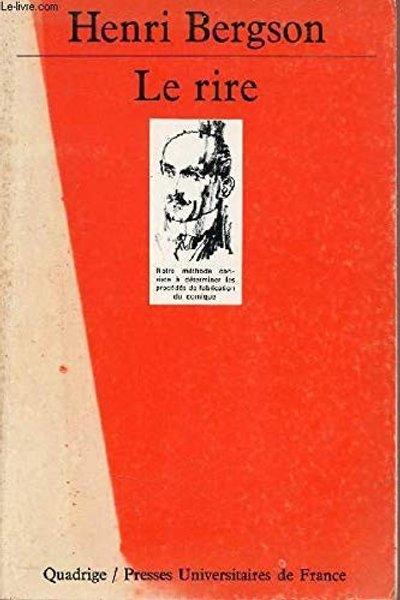 Cover of Le rire; essai sur la signification du comique