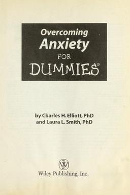 Cover of Overcoming Anxiety for Dummies