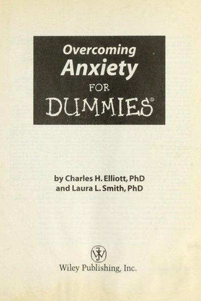 Overcoming Anxiety for Dummies