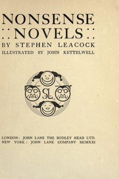 Cover of Nonsense novels