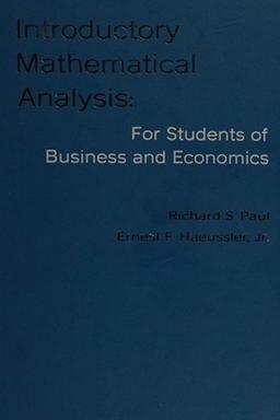 Introductory Mathematical Analysis