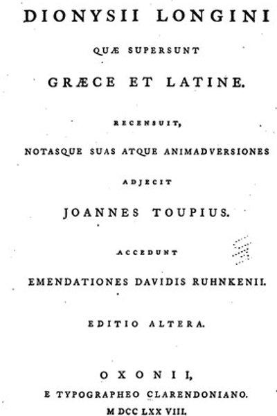 Cover of On the sublime