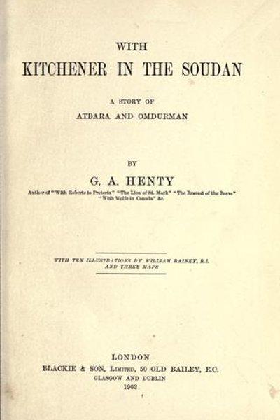 Cover of With Kitchner in the Soudan
