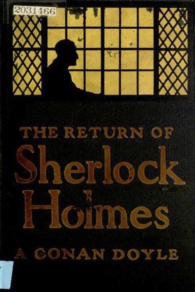 Cover of The Return of Sherlock Holmes