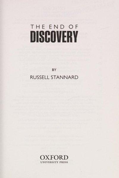Cover of The end of discovery