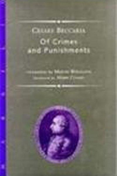 Cover of Dei delitte e delle pene