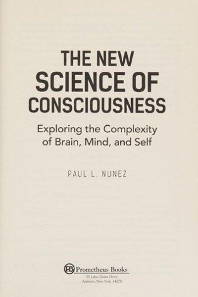 Cover of The new science of consciousness