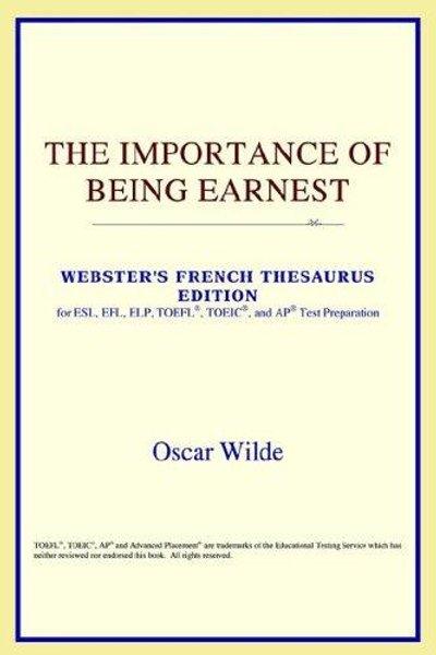 Cover of The Importance of Being Earnest