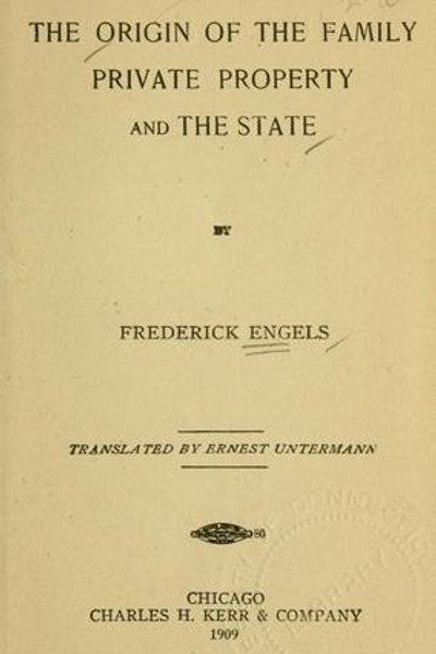 Cover of Der Ursprung der Familie, des Privateigenthums und des Staats