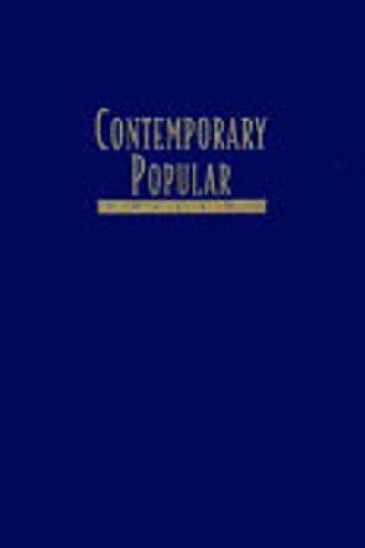 Cover of Contemporary Popular Writers