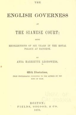 The English Governess at the Siamese Court