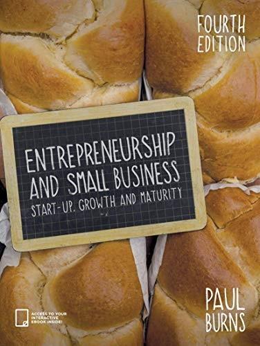 Cover of Entrepreneurship and Small Business