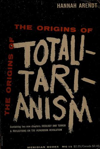 Cover of The Origins of Totalitarianism